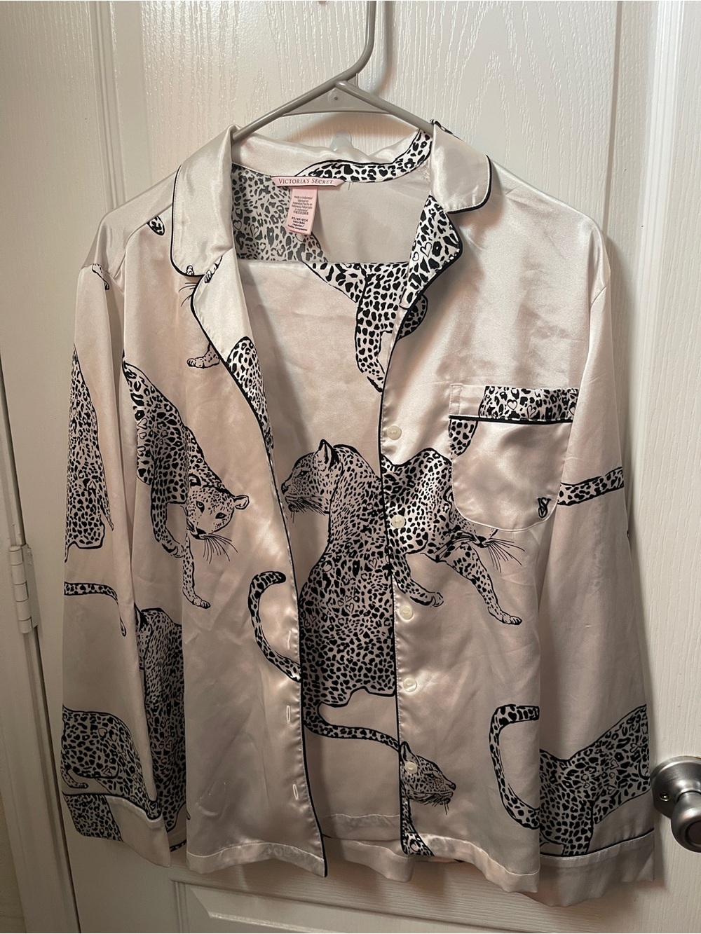Satin leopard VS pajama set